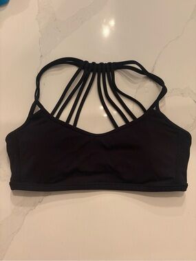 lululemon athletica Black Strappy Back Sports Bralette